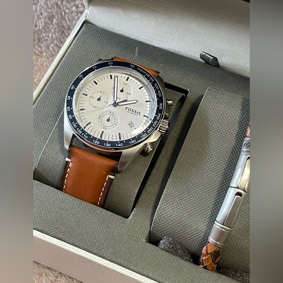 ‼️SOLD‼️Fossil Chronograph Sport 54 Box Set CH3090SET for Men - Picture 2 of 8